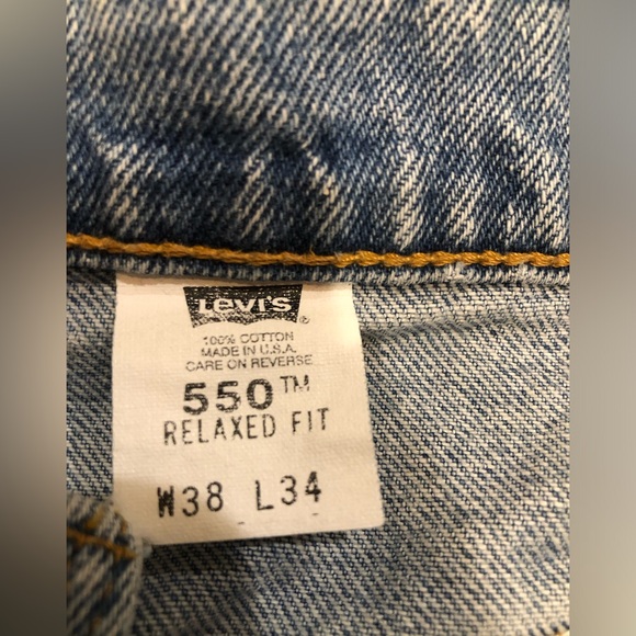 Levi’s 550 Relaxed Fit Jeans W 38 x L 34 - Picture 8 of 9